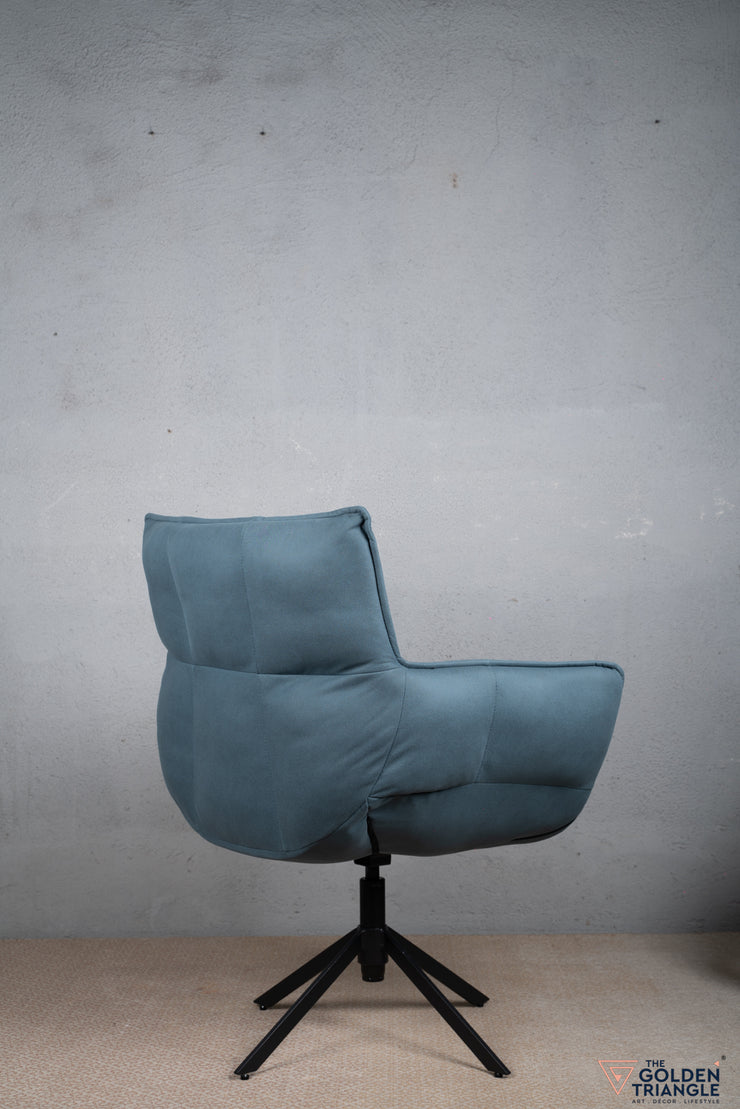 Cooper Swivel Chair - Blue