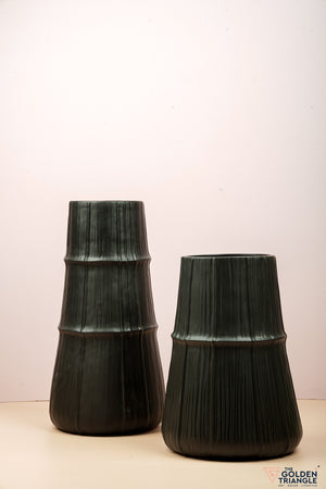 Cusco Black Ceramic Vase