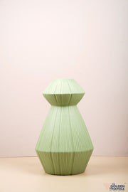 Victoria Textured Ceramic Vase - Mint Green