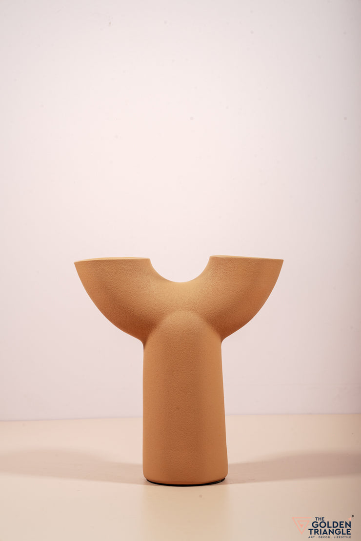 Tan Arch Vase - Y