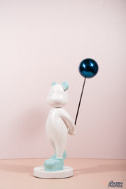White Bear holding a Balloon