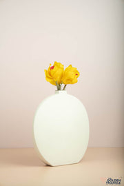 Iben Nordic Vase - White