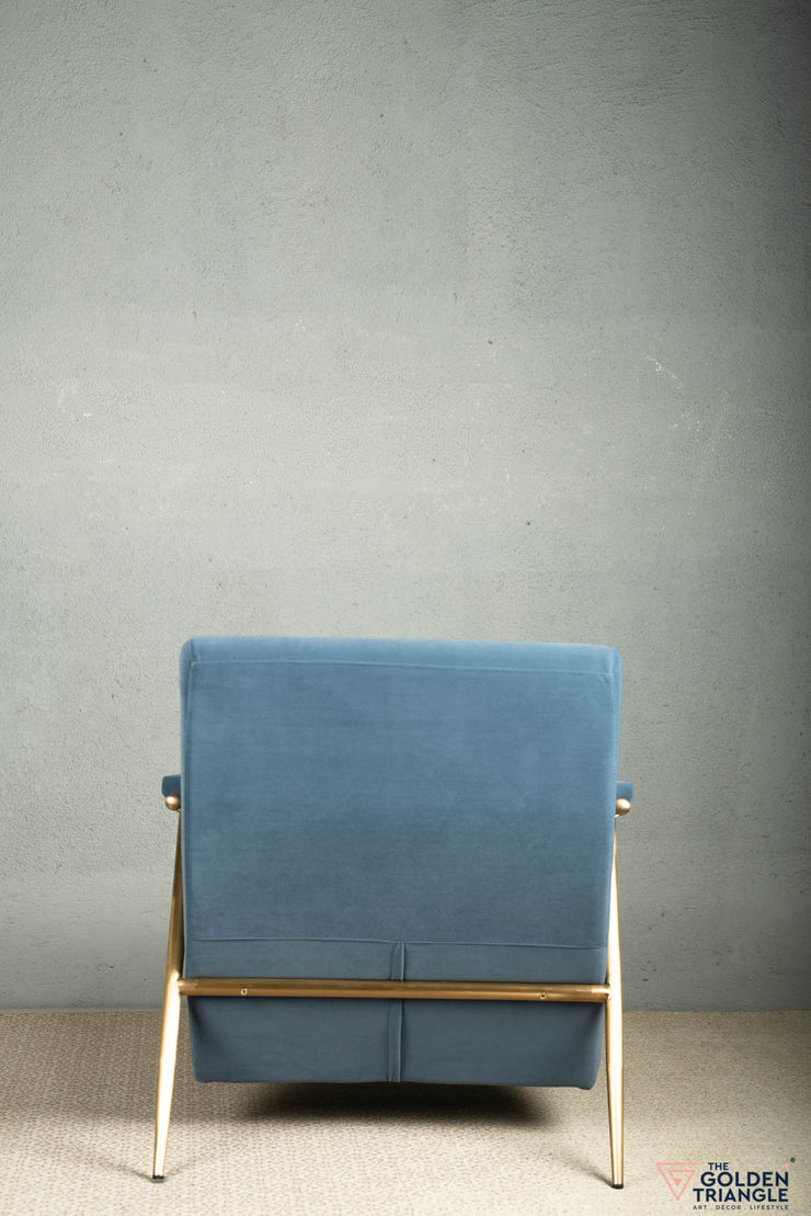 Odin Ocean Blue Lounge Chair