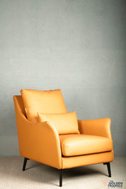 Oscar Orange Accent Chair  -  Orange