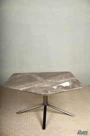 Minimo - Marble and Metal Side Table