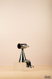 Birdman sitting on a Ledge Artefact - Gun Metal