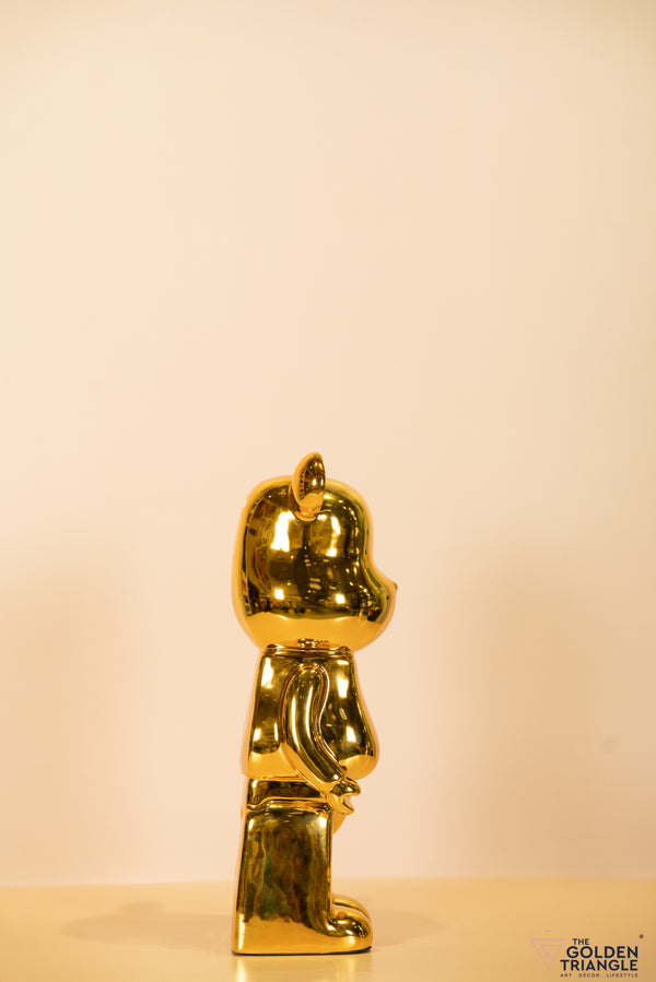 Bobo Bear - Standing Figurine - Gold