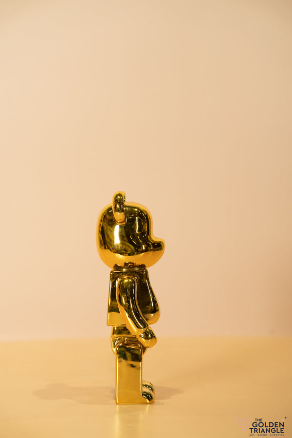 Bobo Bear - Standing Figurine - Gold