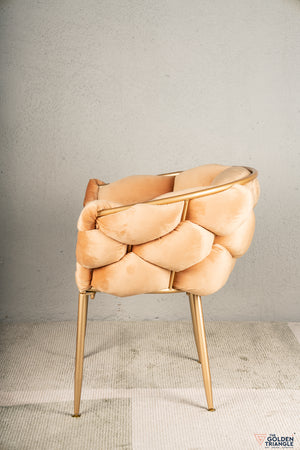 Lara Tufted Chair - Champagne