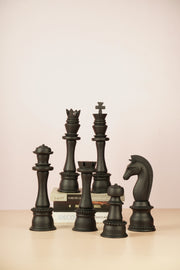 Rook - Chess Decorative Piece - Black