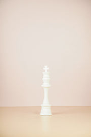 King - Chess Decorative Piece - White