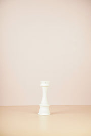 Rook - Chess Decorative Piece - White