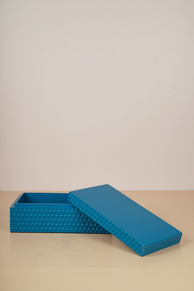 Honeycomb Utility Box - Blue