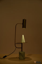 Griffith Table Lamp with a Stand - White