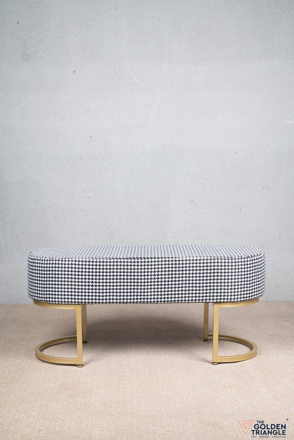 Elite Houndstooth Bench