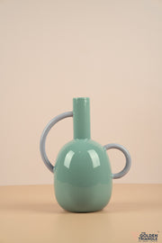 Vase with Handles - Gray