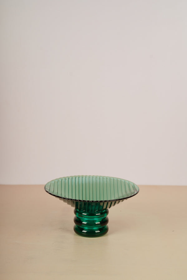 Sage Glass Fruit Bowl - Green