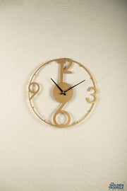 Virtue Metal Wall Clock - Gold