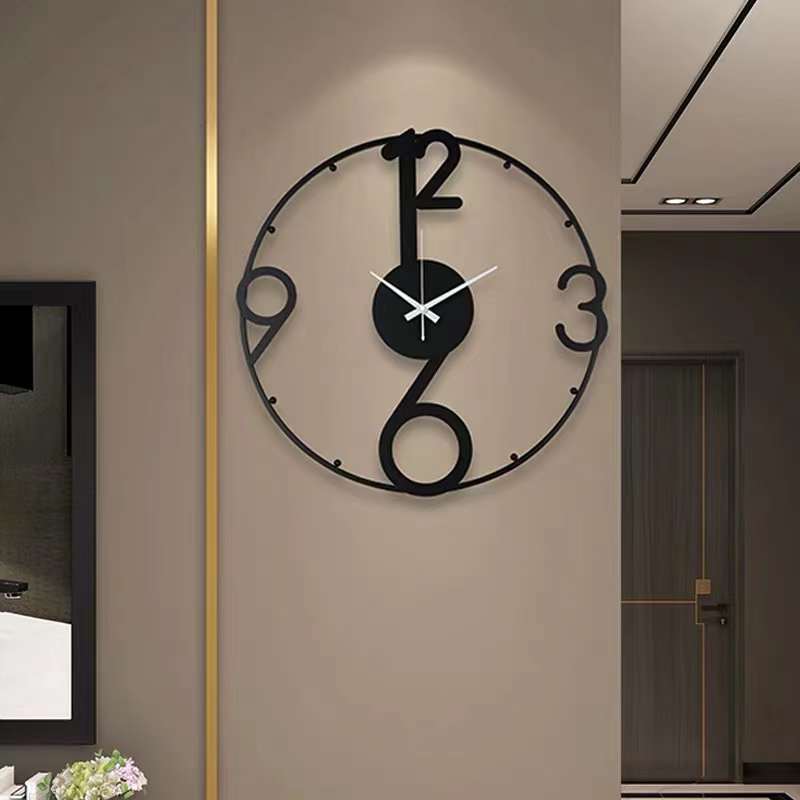 Virtue Metal Wall Clock - Black